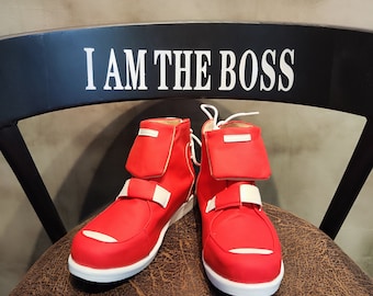 OW kiriko Red Shoes Cosplay Women Boots Handmade