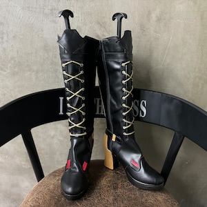 OW Ashe Shoes Cosplay Dameslaarzen