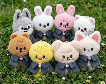 SKZOO, Stray Kids, Wolf Chan Leebit Jiniret Han Quokka BbokAri Dwaekki PuppymM FoxI.Ny, productos para fanáticos de Kpop Stray Kids.