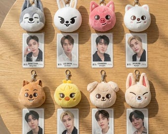 Zwerfkids SKZOO pluche sleutelhanger, schattige dierenpop van 12 cm, verdwaalde kindermerchandise, verdwaalde kinderen fan cadeau, Kpop-cadeau, Kpop-merchandise, verdwaalde kinderaccessoire