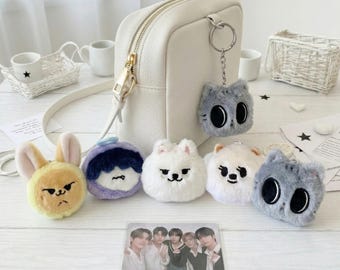 TXT Plush Tuanzi Keychain - 5cm Kpop Fan Collectible Gift - Cute Kpop Doll Bag Charm - TXT Merch Yeonjun Soobin Beomgyu Taehyun Huening Kai