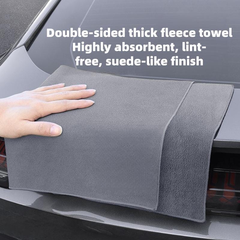 Lexus Suede Car Cleaning Rag Anti Shedding Soft Vehicle Detailing Cloth ...