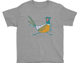 Gildan Long Sleeve T-shirt Pheasant Pheasants Bird Birds Animals Hunting