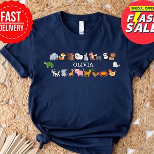 Camiseta personalizada para mujer amante de los animales, regalo personalizado para niños, novio o novia.