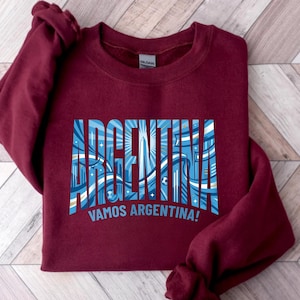 Camiseta de aficionado al fútbol argentino, ¡Vamos Argentina! imagen 6