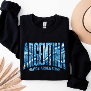 Camiseta de aficionado al fútbol argentino, ¡Vamos Argentina! imagen 5