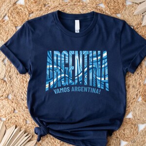 Camiseta de aficionado al fútbol argentino, ¡Vamos Argentina! imagen 8