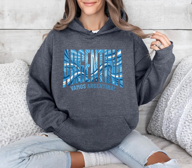 Camiseta de aficionado al fútbol argentino, ¡Vamos Argentina! imagen 14