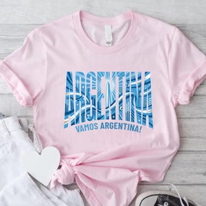 Camiseta de aficionado al fútbol argentino, ¡Vamos Argentina! imagen 9