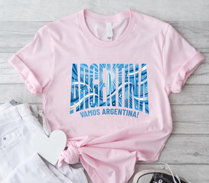 Camiseta de aficionado al fútbol argentino, ¡Vamos Argentina! imagen 9