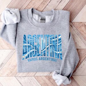 Camiseta de aficionado al fútbol argentino, ¡Vamos Argentina! imagen 7
