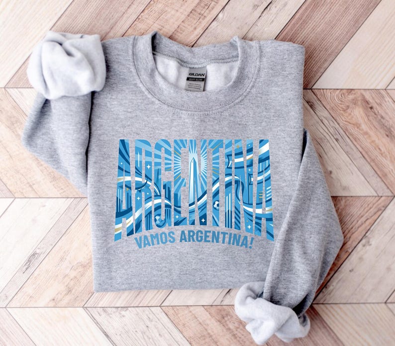 Camiseta de aficionado al fútbol argentino, ¡Vamos Argentina! imagen 7