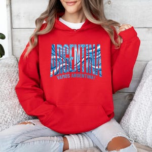 Camiseta de aficionado al fútbol argentino, ¡Vamos Argentina! imagen 13