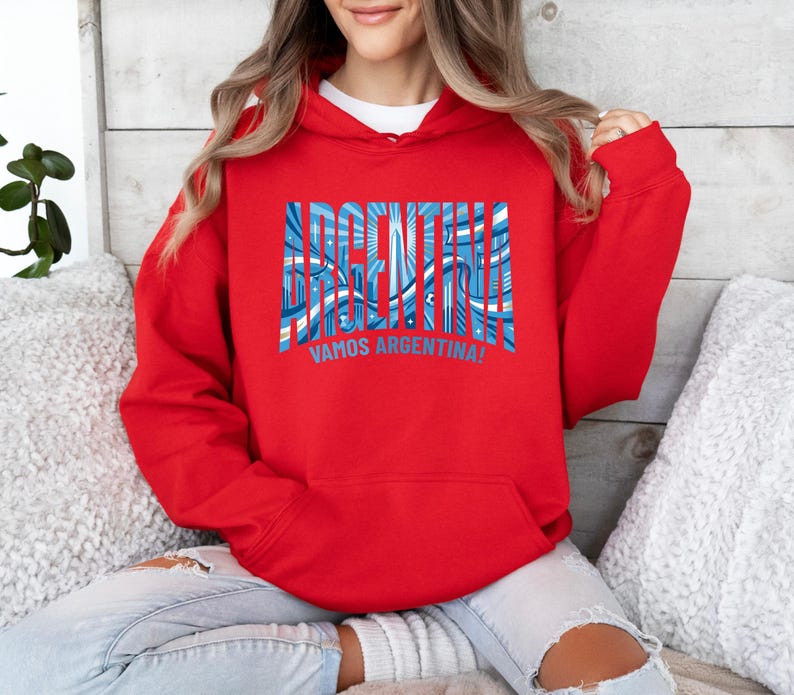 Camiseta de aficionado al fútbol argentino, ¡Vamos Argentina! imagen 13