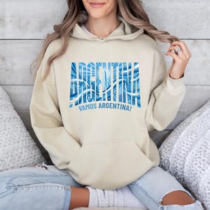 Camiseta de aficionado al fútbol argentino, ¡Vamos Argentina! imagen 3