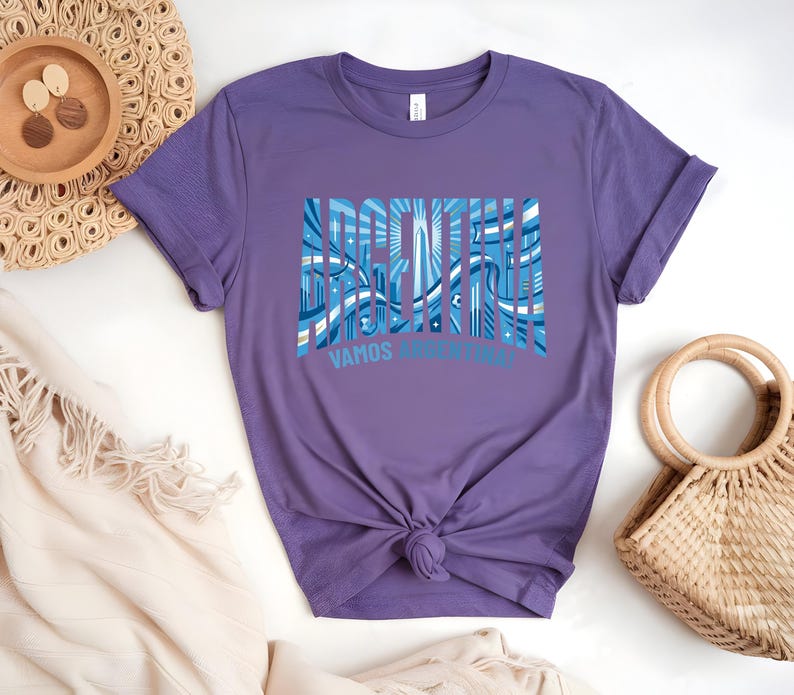 Camiseta de aficionado al fútbol argentino, ¡Vamos Argentina! imagen 10