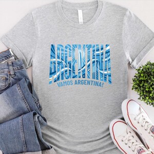 Camiseta de aficionado al fútbol argentino, ¡Vamos Argentina! imagen 11
