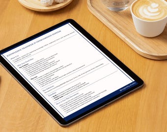 Modello per il trasferimento delle conoscenze / Guida al passaggio di consegne e alla cessazione del rapporto di lavoro