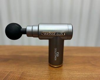 Massage Gun, 4 Heads, Auto Transmission, Adjustable Settings, USB Charge, Quiet, Long Battery.