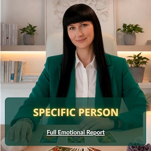 Specific Person Tarot – Full Emotional & Future Relationship Analysis Report