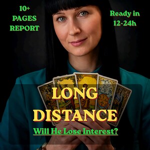 Long Distance Tarot Reading – Loyalty, Interest, Commitment Analysis (PDF)
