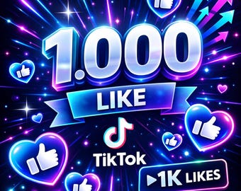 1.000 Tiktok Likes | Real Engagement Service | Fast Delivery | Safe Social Media Growth