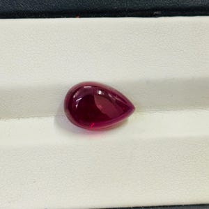 Piedra preciosa cabujón de pera nano roja, piedra nano roja suelta, cabujón en forma de pera, suministros para la fabricación de joyas, piedra para envolver con alambre, piedra preciosa para colgante,