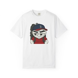 メンズ Grumpy's Student レッド ストリートウェア Tシャツ。新学期にぴったりのアイテム。カジュアルで都会的なブランド。