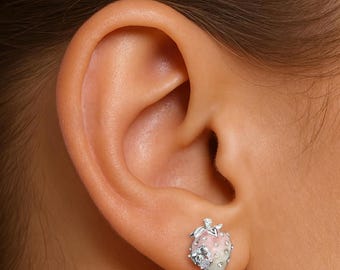 Pendientes de fresa rosa, joyería de frutas con circonitas para mujer, accesorios con estética Fairycore Y2K, lindo regalo Cottagecore para ella.