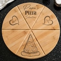 Personalized pizza plate for Dad - Gift from the family - Gift idea for Dad's birthday, Father's Day, Christmas - Pizza board with roller