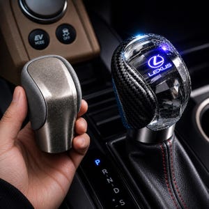 Lexus rx ex nx gs IS Crystal Schaltknauf, LED RGB-Schalter, Touch Aktiviertes Licht, wiederaufladbares Car Interior Upgrade