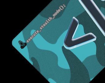 Syntax Error Stealth Desk Mat