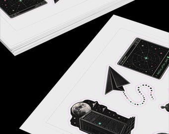 Production Panic: Deploy After Dark Sticker Sheet