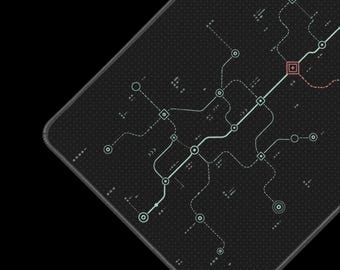 Packet Trace Desk Mat