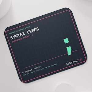 Syntax Error Mini Mouse Pad