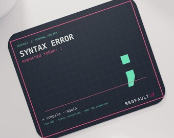 Syntax Error Mini Mouse Pad