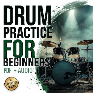 Beginner Drum Exercises PDF with Audio | Drum Practice Book for Beginners, Grooves & Fills, Drum Sheet, Learn Drums Fast