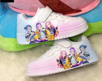 K-Pop Demon Hunter Kids Sneakers – Anime Inspired Custom Graphic Shoes for Stylish Kids