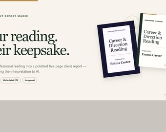 Offline Client Report Maker for Tarot, Human Design and Astrology Readers