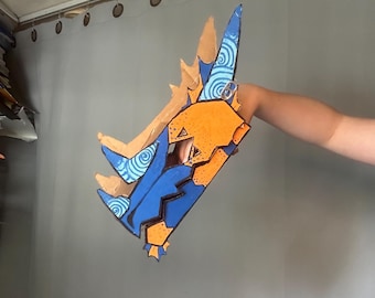 cardboard dragon puppet [old]
