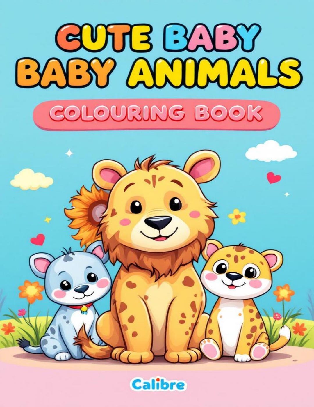 Cute Baby Animals Colouring Book Volume 3 - Coloring Book - Kids ...
