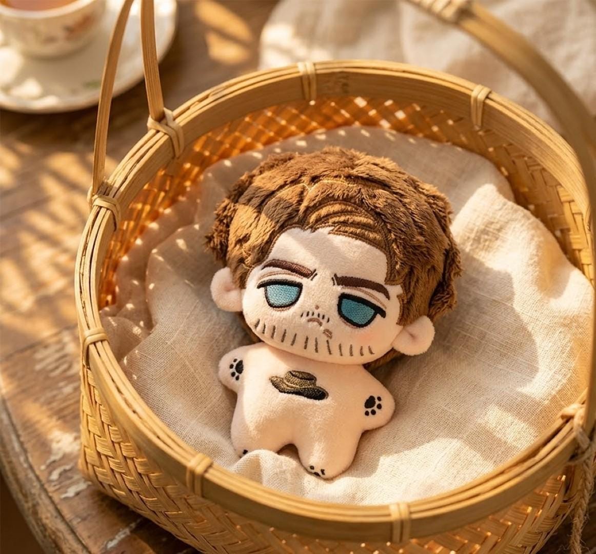 10cm Cute Game Red Dead Redemption 2 Arthur Morgan Plush Toys Cosplay ...