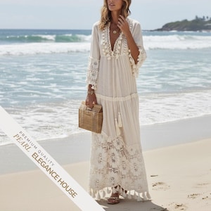 chinese dress ladies Regina Linen Maxi Dress