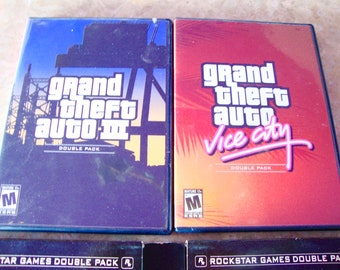 Gta Grand Theft Auto 3 E Vice City Double Pack Original Ps2
