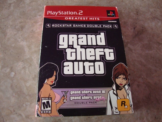 Grand Theft Auto Double Pack: Grand Theft Auto III / Grand Theft Auto Vice  City - PlayStation 2