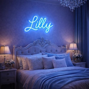 Personalized Name Neon Sign for Kids, Kids Room Decor, Custom LED Name Light, Wall Decor, Home Decoration, Lighted Name Sign