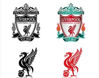 Football Logo digital File | Dxf Png Jpg svg | Digital Download | LFC