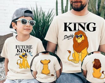 Disneyland Dad SonT-shirt, Lion King And Future King Shirt, Animal Kingdom Birthday Tee, Safari Family Shirt, Mufasa and Simba Sweatshirt