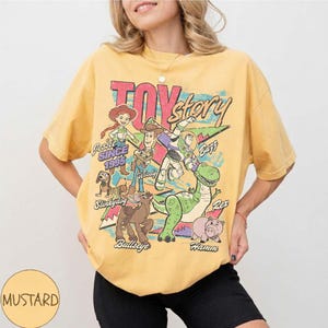 Disney Toy Story 1995 Retro Comfort Colors Shirt, Woody Buzz Lightyear Rex Tee, WDW Disneyland Family Vacation 2026 Shirt, Pixar Fest Trip T image 8