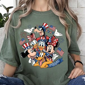 Mickey and Friends 4th July 2026 Shirt, Disney Independence Day Tee, Disneyland Family, Walt Disney World T-shirt image 5